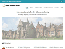 Tablet Screenshot of city-of-rochester.org.uk